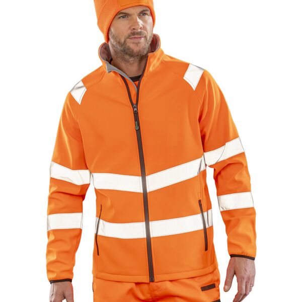 Recycled 2-layer printable safety softshell Thumbnail