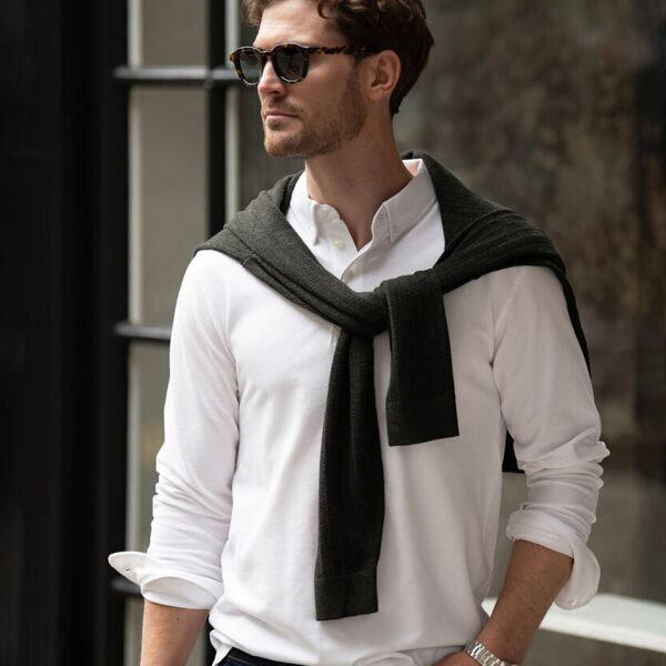 Carlington – deluxe long sleeve polo Thumbnail